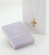 Wowshow Cross Necklace for Women, 14K Gold Plated Cross Pendant Dainty Layered Chain Necklace Jewelry Gifts