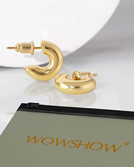 Carlton London Gold Plated Cz Studded Hoop Earring For Women – Carlton  London Online